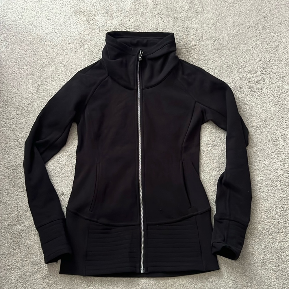 Lulu lemon black full zip up